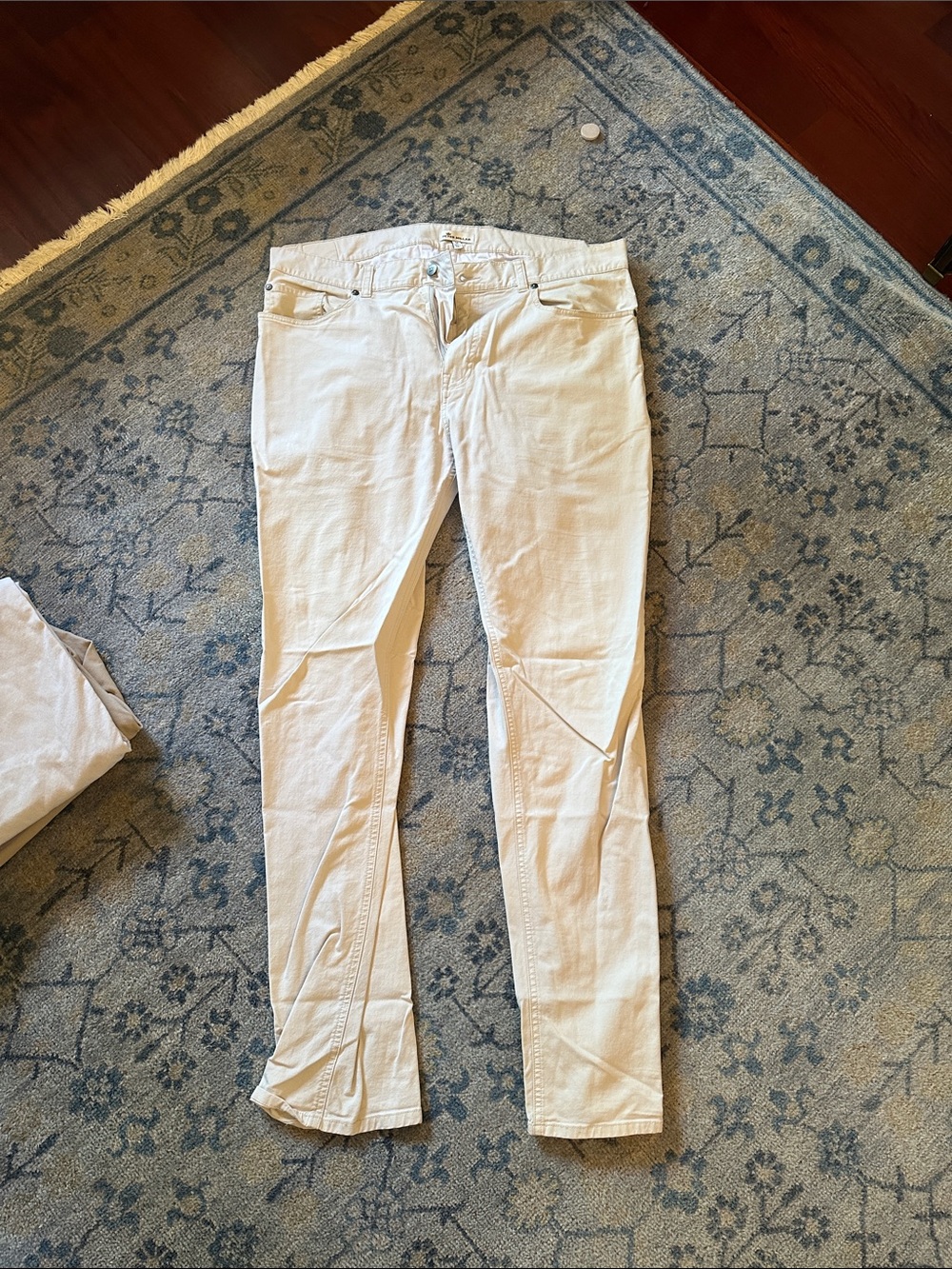 Peter Millar Cream Chinos for Men